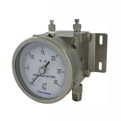 China Stainless All Stainless Steel High Static Pressure Differential Pressure Gauge for sale