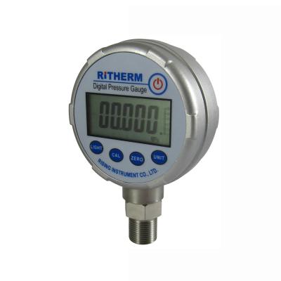 China 304 / 316 All Stainless Steel 100mm Bottom Connection Precision Digital Pressure Gauge for sale