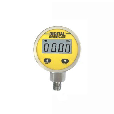 China Stainless Steel Bottom Connection 304 100mm 0.5% FS Contact Pressure Switch Digital Anti-Interference Gauges for sale