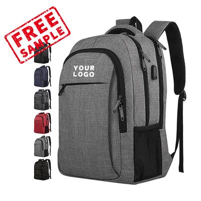 China With USB FREE SAMPLE USB Laptop Backpack Charging Left Bag Recycled Stylish Classic Laptop Backpack Laptop Backpack for sale