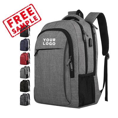 China With USB FREE SAMPLE Shoulder Bag Notebook Backpack Laptop Backpack 18 Inch Basic Laptop Backpack For Girls for sale