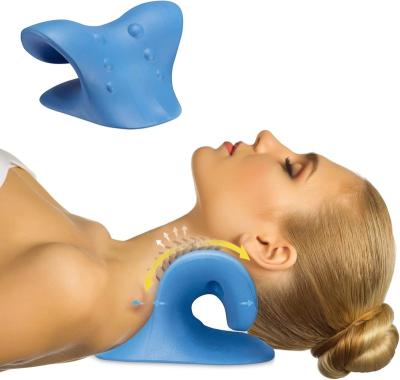 China Neck and Shoulder Relax Amazon Chiropractic Neck Stretcher Pain Relief Traction Device Neck and Shoulder Relaxer Hot Selling Pillow for sale