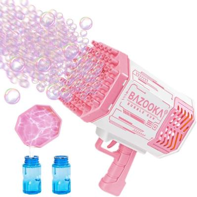 China Wholesale Outdoor Summer Ourdoor Toy Clothingal 69 Holes Gatlingunicornic Bazooka Rocket Launcher/Ideal Gift New Blowing Bubble Teee Electric Gun Machine for sale