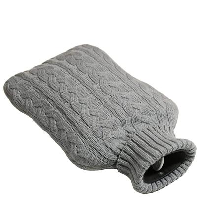 China Wholesale Long Body Heater Rubber Warm Hot Water Bag With With Super Soft Plus Cover 2 Liter for sale