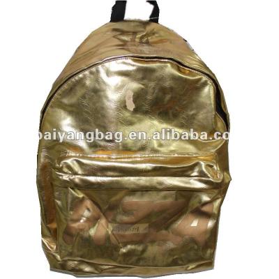 China Leisure Laptop Backpacks Golden Laptop Backpack , New Design Laptop Backpack for sale