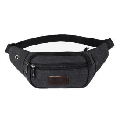 China 2018 Suppliers Durable China Casual Men's Canvas Waist Bag Sports Outdoor Large Volume Satchel Chest Bag Messenger Bag for sale