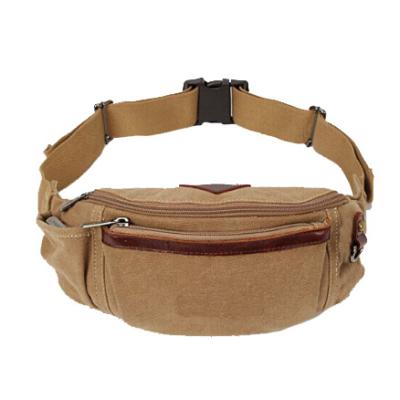 China Designer canvas waist bag for men /canvas belt bags for sale