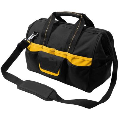 China 2021 Electrician Kit Tool Bag China Factory 600D Polyester Tool Bag Cheap Shoulder Bag for sale