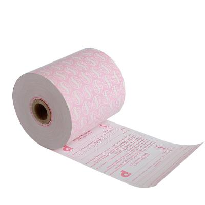 China POS machine / cash regester printer Pre-Printed Thermal Paper Roll for terminal and POS cash register and ATM for sale