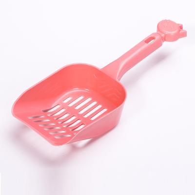 China Viable Cleaning Tool Cat Sand Shovel Long Handle Cat Litter Scoop Animal Tool Pet Grooming for sale