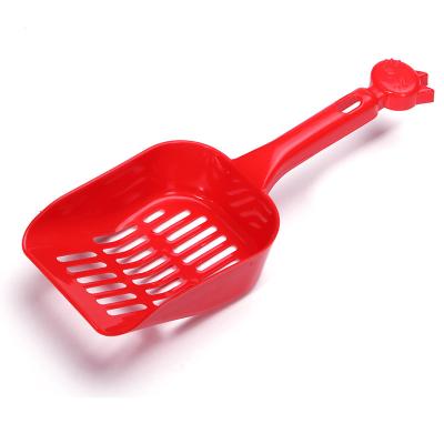 China Multi Viable Color Durable Pet Supplies Cleaning Tool Cat Litter Scoop Holder Plastic Shovel for sale