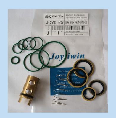 China JOY 2901 machinery air compressor parts and spares 0217 01 oil stop valve kits for sale