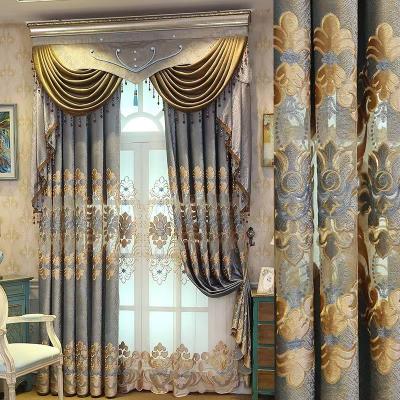 China Emf Shielding Floral Curtain Drape For Living And Dining Room American Window Apartment for sale