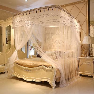 China Insecticide Treated Polyester King Size Canopy Beds Cheap Mosquito Net For Double Bed for sale