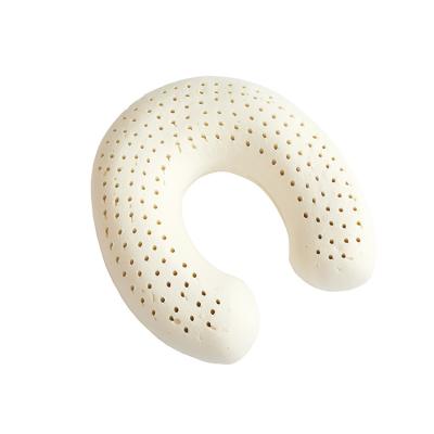 China High Quality Anti-Apnea Latex Cutout U Shape Pillow Latex Travel Pillow for sale