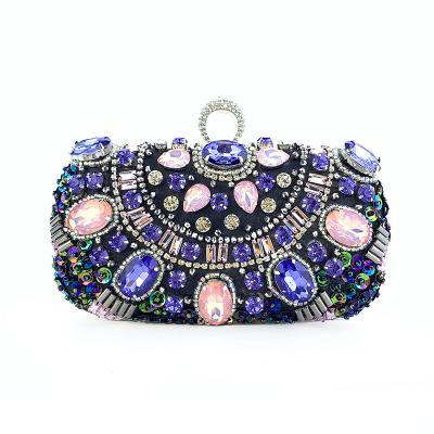 China Bling Clutch bag Women's Evening Bags Rhinestone Party Prom Clutch Purse Pearl Beaded Bride Bridesmaid Wedding Handbag for sale