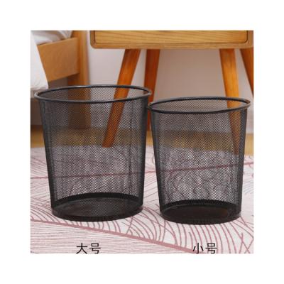 China Without Lid Around Mesh Waste Bin Iron Net Trash Can China Supplier for sale