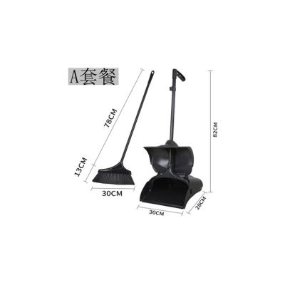 China Durable Manufacturer Wholesale Industrial Long Handle Foldable Broom and Dustpan Set for sale