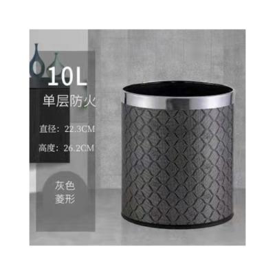 China Sustainable Manufacturer Price Luxury Hotel Trash Bin For Hotel Room for sale