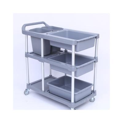 China High Grade Hotel Cleaning Cart Durable Hotel-Garbage Cart For Hotels for sale