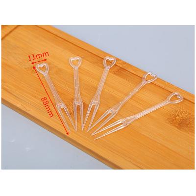 China Hot-Product Disposable Mini Forks Disposable Plastic Fruit Fork for sale