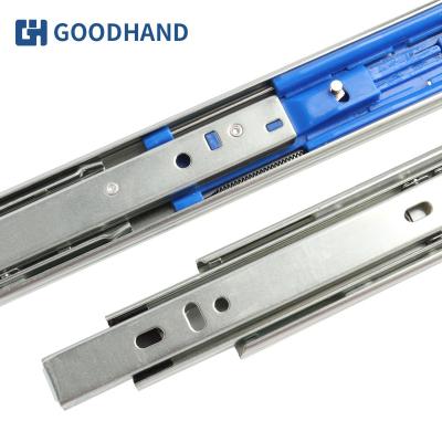 China New Design 45MM Modern Heavy Duty Slide Rail Telescopic Tandem Box Drawer Slides for sale