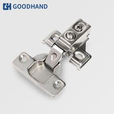 China Contemporary Success Iron Shorts Arm Hinges Nickel Plated Furniture Cabinet Hinges American Hinge for sale