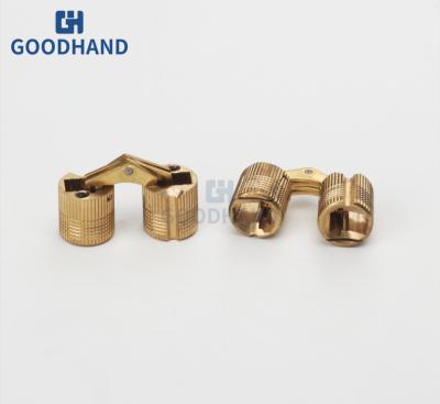 China Professional Supplier Modern 180 Degree Brass Furniture Invisible Barrel Hinges for sale