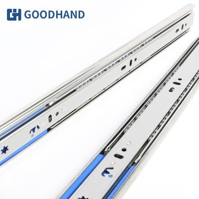 China Modern Brand New Soft Closing Drawer Slide Rail Telescopic Ball Bearing Drawer Slide for sale