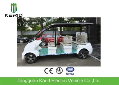 China Forme a estilo el motor blanco 4kW de DC servicio de autobús eléctrico cargamento máximo 8 pasajeros en venta