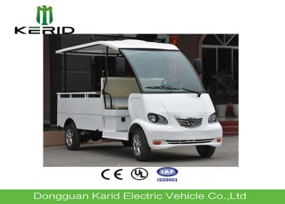 Cina Ruote mini Electric Cargo Van Utility Buggy di bianco 4 con il contenitore di carico del metallo in vendita