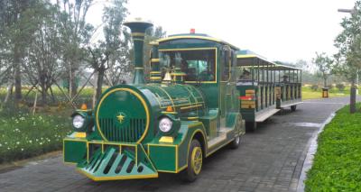 Chine Mini train sans rail électrique européen de 3 passagers des chariots 60 avec la batterie au plomb à vendre