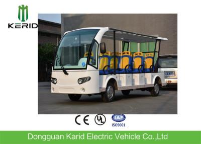 China De mini Elektrische Motor van de Sightseeingsauto 72V gelijkstroom met 11 Seaters/Trojan Batterij Te koop