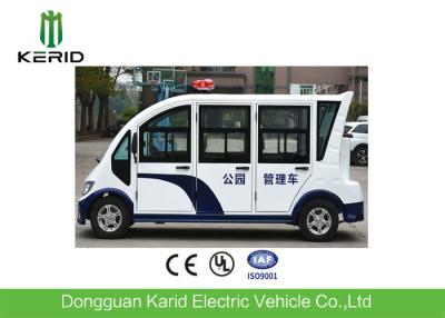 中国 パトロールのための後部貨物箱が付いている完全な封じられた客室の設計8seats電気事業車のパトロールのカート 販売のため