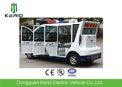 China El diseño amistoso de Eco incluyó el autobús de visita turístico de excursión eléctrico del color blanco con pilas de la cabina con 8seats para el centro turístico en venta