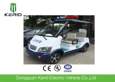 China Coche de visita turístico de excursión eléctrico de Seater de la obra clásica 4 con la lámpara superior de la alarma para la patrulla de seguridad en venta