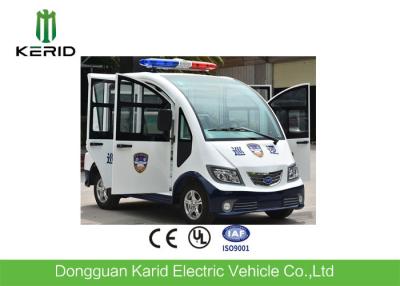 Cina pattuglia della polizia elettrica del motore a corrente alternata 4kw/carretto elettrico della raccolta con le mini dimensioni della lampada superiore dell'allarme in vendita