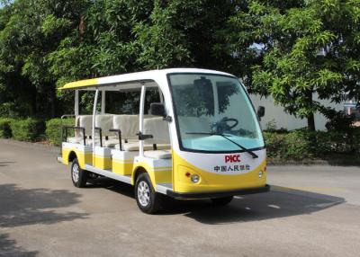 China Autobús de visita turístico de excursión del servicio de autobús 14 de Mini Bus 72V 7.5KW de la ciudad de tragante abierto eléctrica de los pasajeros en venta