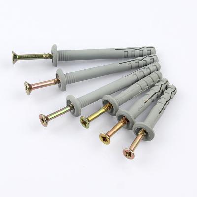 China PA(nylon) Factory Price High Quality 8x60 Nylon Hammer Drive Anchor Mushroom Head Hammer Drive Anchor for sale