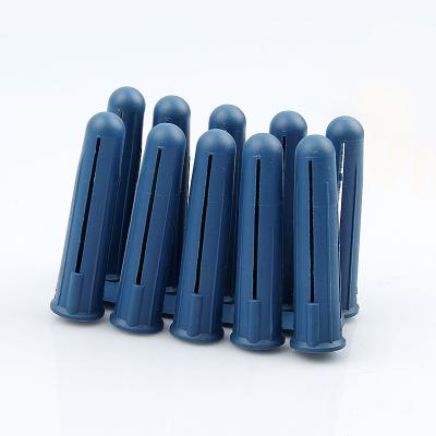 China PE Wholesale Wall Anchor 10x50 Nylon Plug Screw Pe Wall Plugs Anchor Expansions Fixing Sets for sale