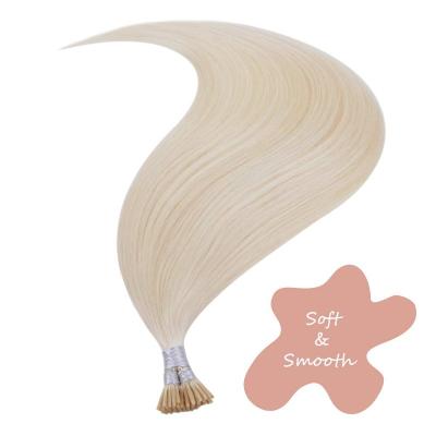 China Silky Straight Wave Thick Hairlock End I Tip Invisible Wholesale Cheap Invisible Human Virgin Hair Extensions Hair Extensions for sale