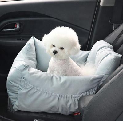 China New Breathable Super Soft Cloth Pet Dog Bolster Removable Car Bed And Accessories Cover Dog Beds for sale