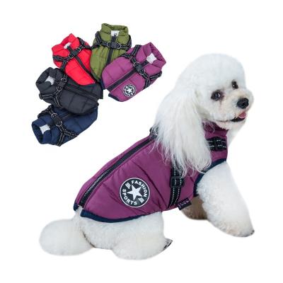 China Sustainable Wholesale Dog Coat Winter Waterproof Dog Clothes Jacket For Small Medium Large Dogs for sale