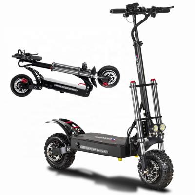 China 2021 60V 5000W Motor Foldable Dual Tire Fat Unisex Hot Selling Adult Electric Scooters Adults for sale