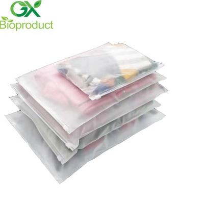 China Disposable manufacturers supply transparent frosted plastic clothing packaging bags for clothing for sale