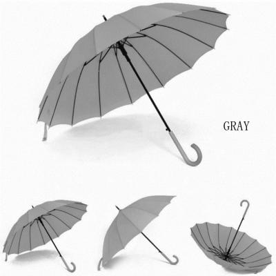 China Factory promotion fashion ladies 16 ribs modern high quality Japanese Korean style straight umbrella for sale