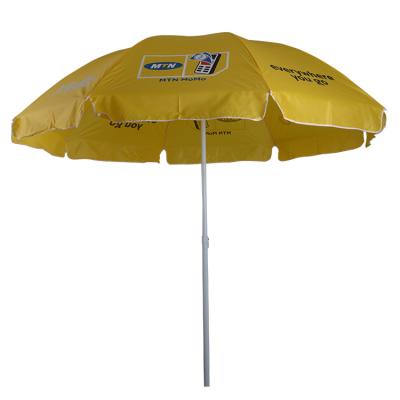 China Promotion 2021 Contemporary Good Quality Eco-friendly Material Portable Advertising Outdoor Beach Umbrella for sale