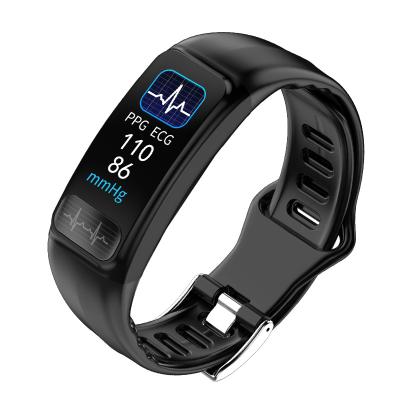 China GPS Navigation YLW P12 Sports Fitness Tracker Monitoring Heart Rate Manual Smart Bracelet For Android IOS for sale