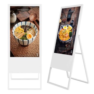 China Cafe Restaurant Panel Case+Tempered Display Portable Advertising Indoor 43 Inch 1080P Full HD Aluminum Glass Touch Screen for sale