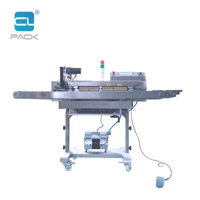 China FRKS-1420ZK/SC Food PLC Touch Screen Vacuum Bag Machine Controlled Continuous Strip Sealer CLPACK for sale